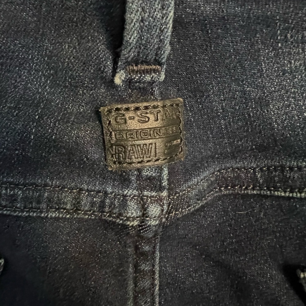 G-Star Raw 5260 3D Skinny Blue Denim Jeans Ankle Zip Moto Biker Skater Punk - Picture 5 of 12